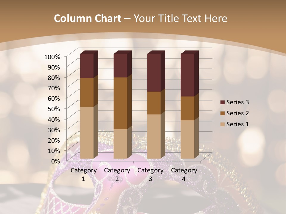 Space Masquerade Accessory PowerPoint Template
