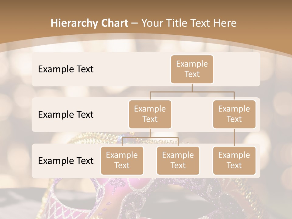 Space Masquerade Accessory PowerPoint Template