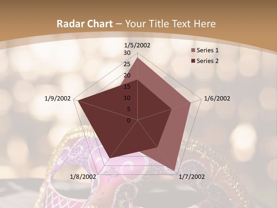 Space Masquerade Accessory PowerPoint Template
