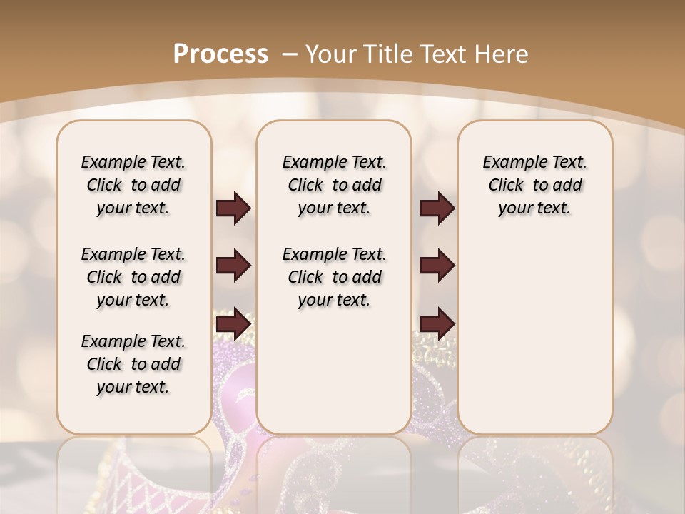 Space Masquerade Accessory PowerPoint Template