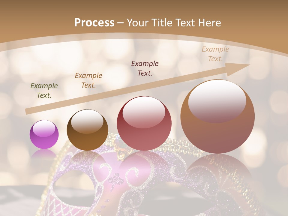 Space Masquerade Accessory PowerPoint Template