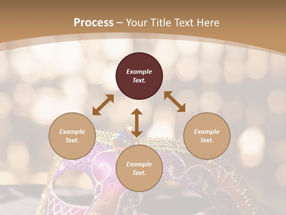 Space Masquerade Accessory PowerPoint Template