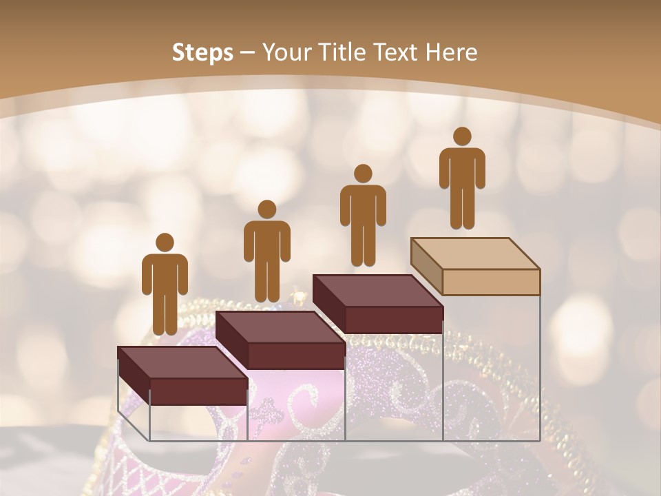 Space Masquerade Accessory PowerPoint Template