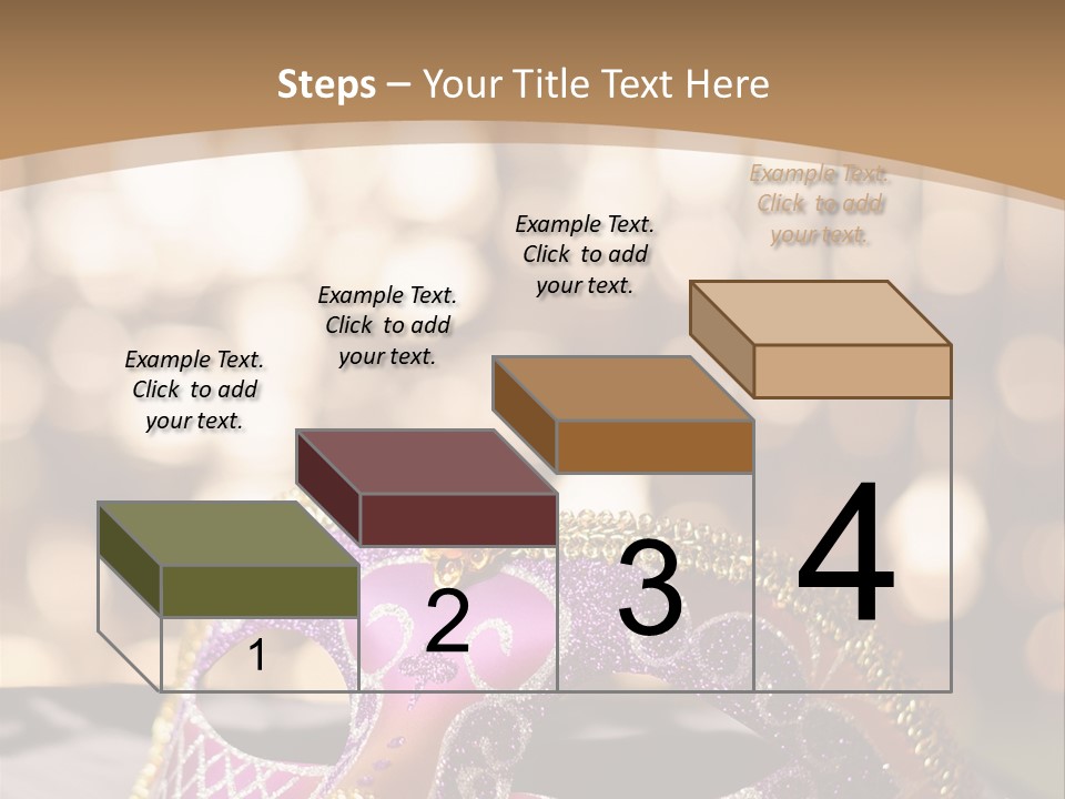 Space Masquerade Accessory PowerPoint Template