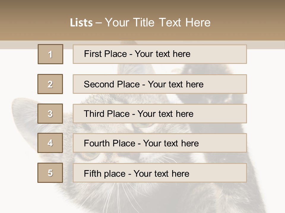 Company Character Chair PowerPoint Template