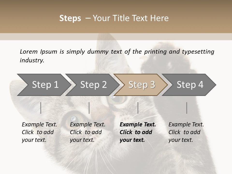 Company Character Chair PowerPoint Template