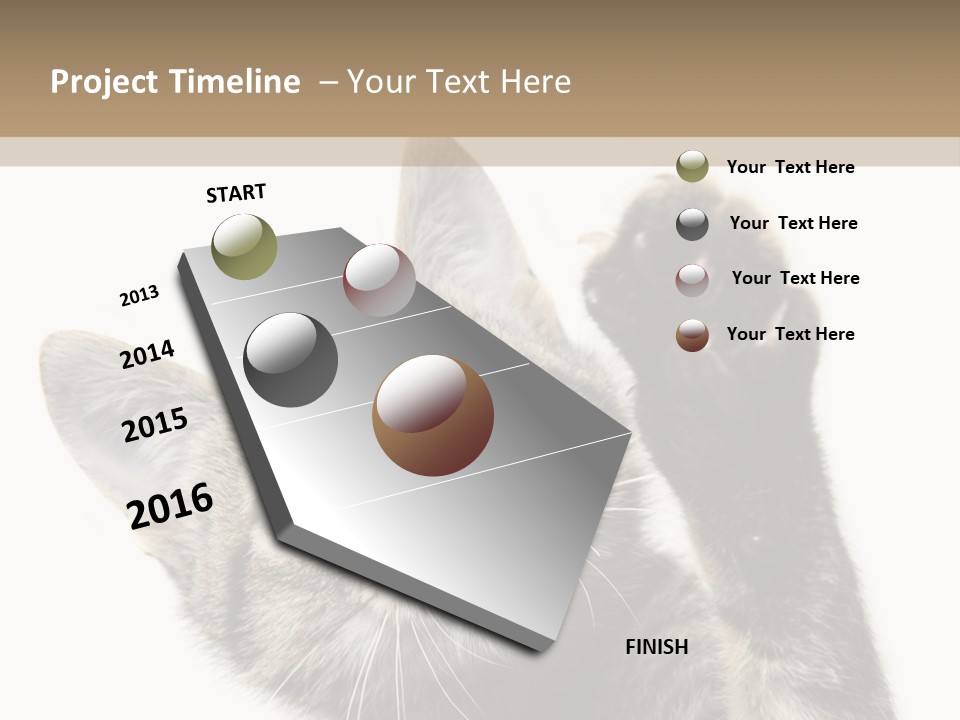 Company Character Chair PowerPoint Template