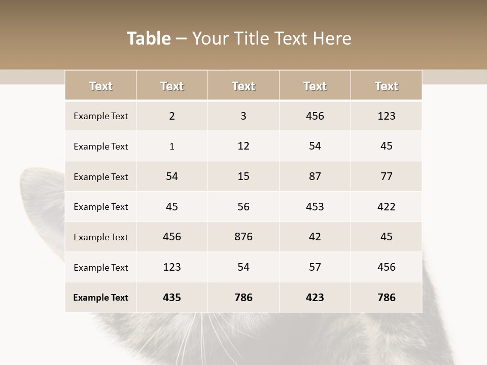 Company Character Chair PowerPoint Template