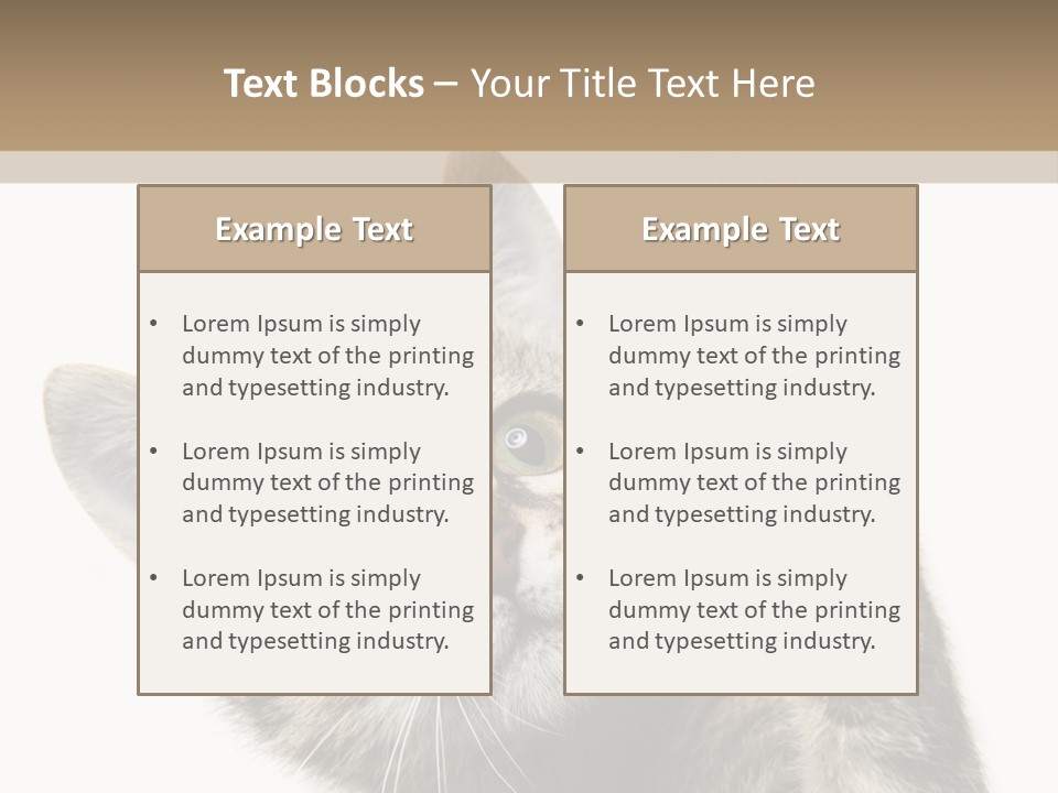 Company Character Chair PowerPoint Template