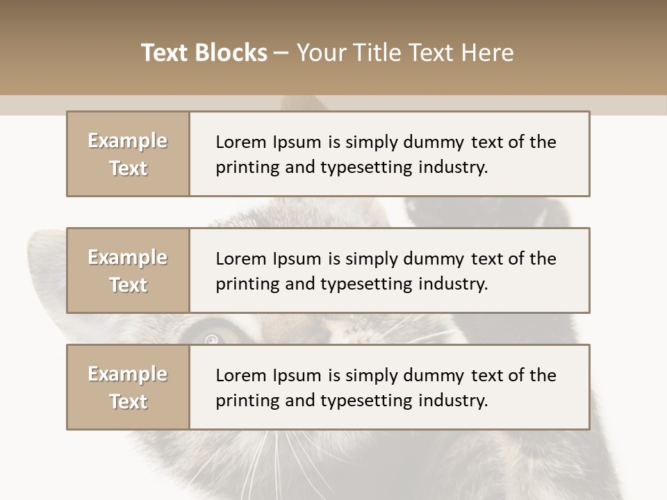 Company Character Chair PowerPoint Template