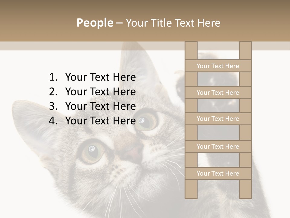Company Character Chair PowerPoint Template