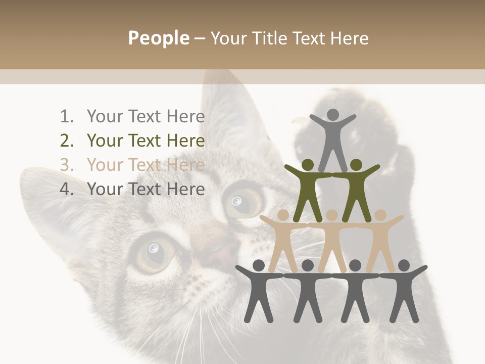 Company Character Chair PowerPoint Template