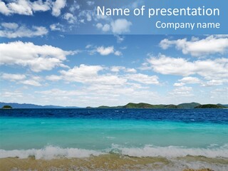 Coron Outdoor Surf PowerPoint Template