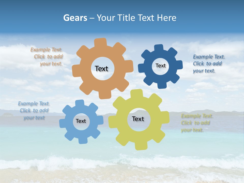 Coron Outdoor Surf PowerPoint Template