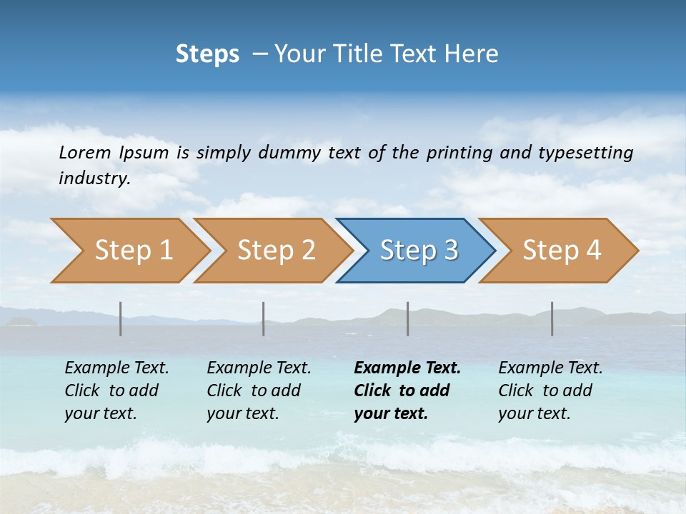 Coron Outdoor Surf PowerPoint Template