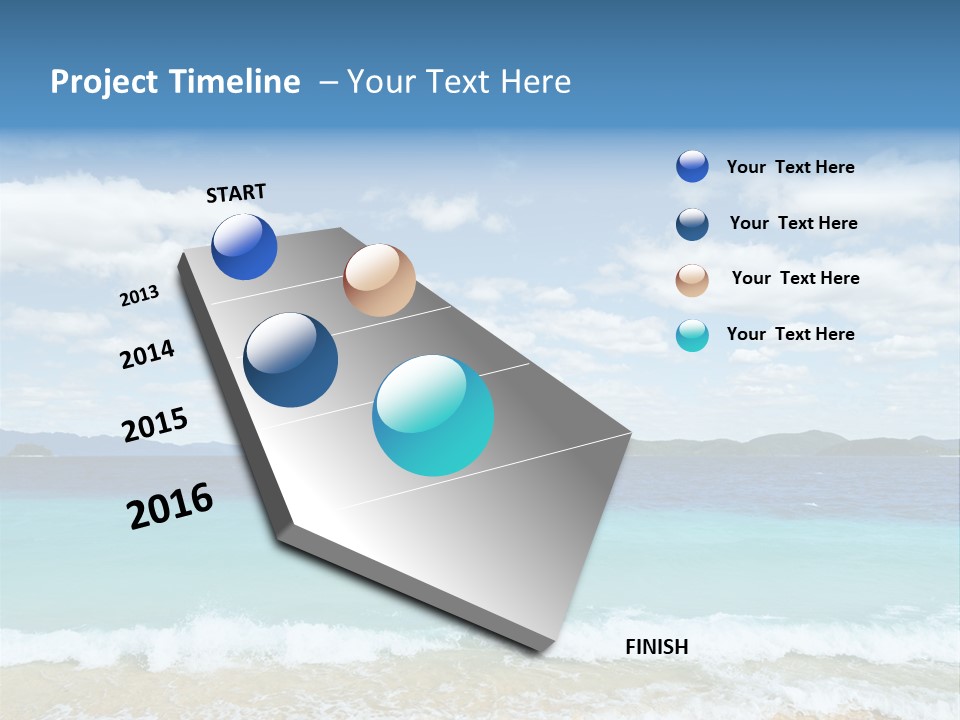 Coron Outdoor Surf PowerPoint Template