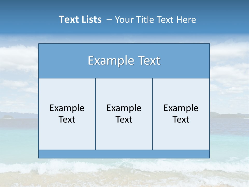 Coron Outdoor Surf PowerPoint Template
