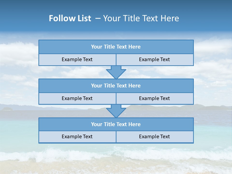 Coron Outdoor Surf PowerPoint Template