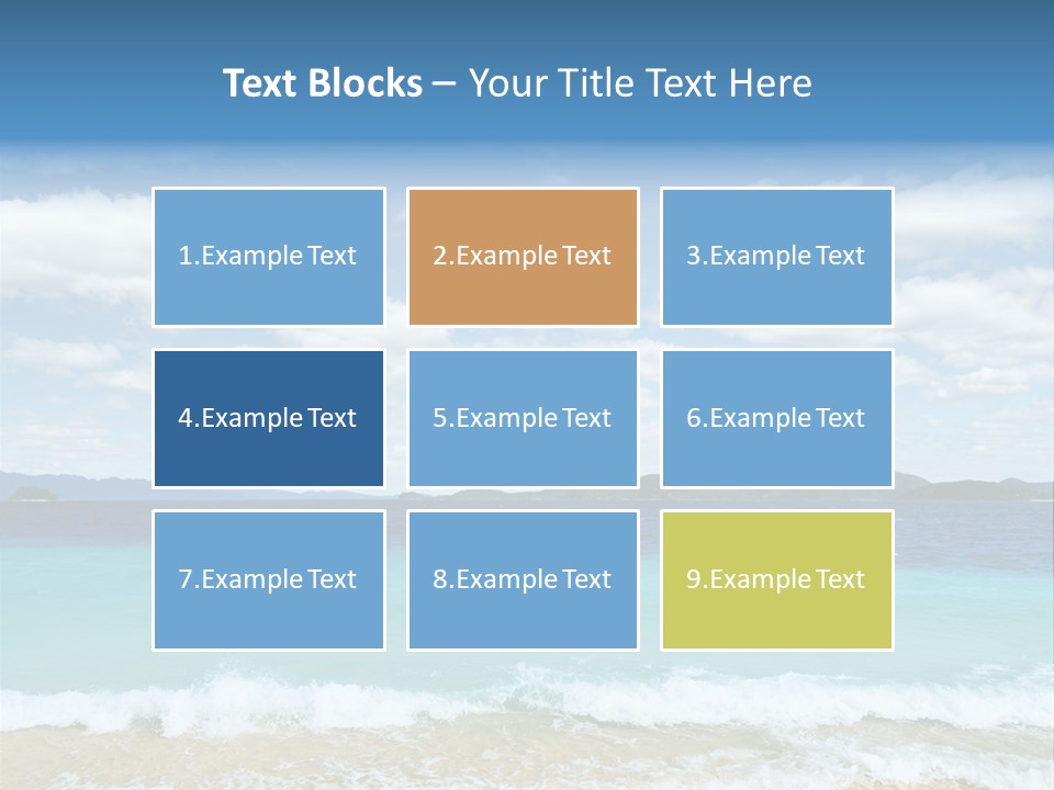 Coron Outdoor Surf PowerPoint Template