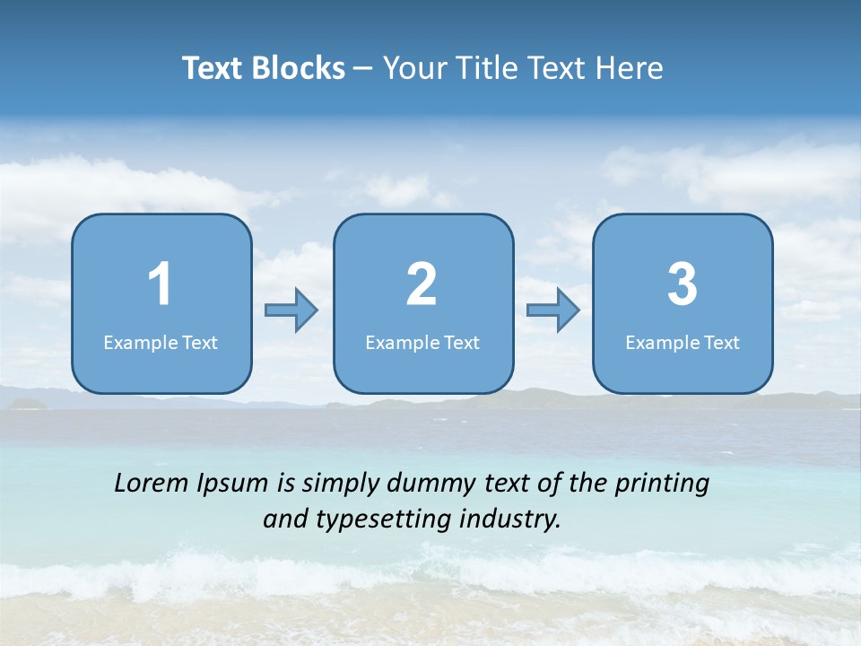 Coron Outdoor Surf PowerPoint Template