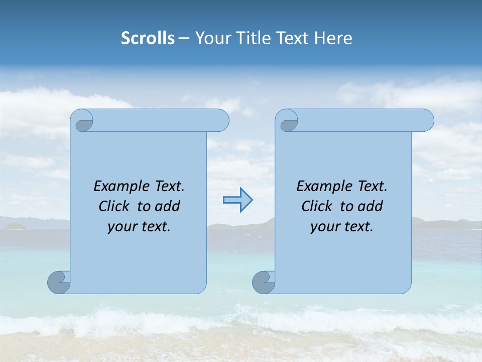 Coron Outdoor Surf PowerPoint Template