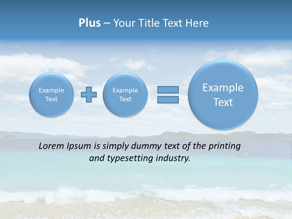 Coron Outdoor Surf PowerPoint Template