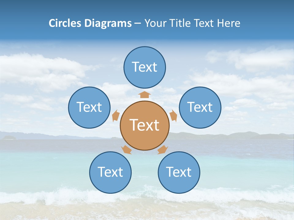 Coron Outdoor Surf PowerPoint Template