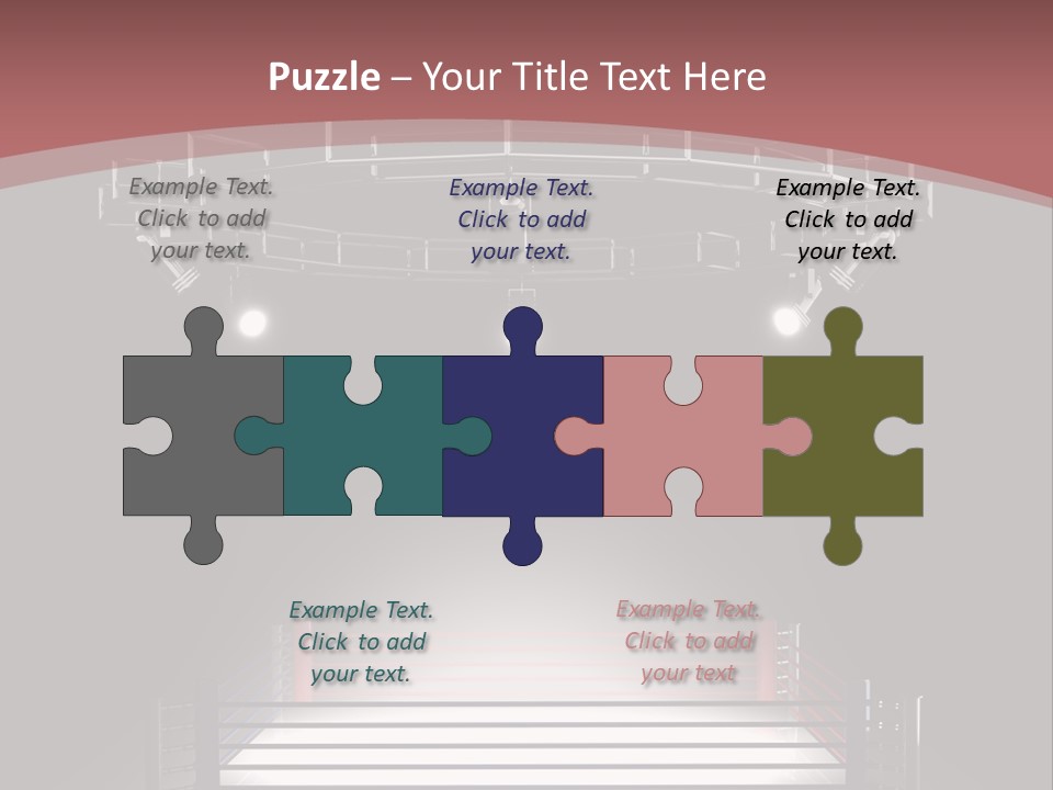 Illuminated Shape Air PowerPoint Template