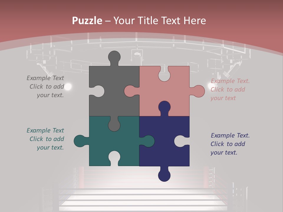 Illuminated Shape Air PowerPoint Template