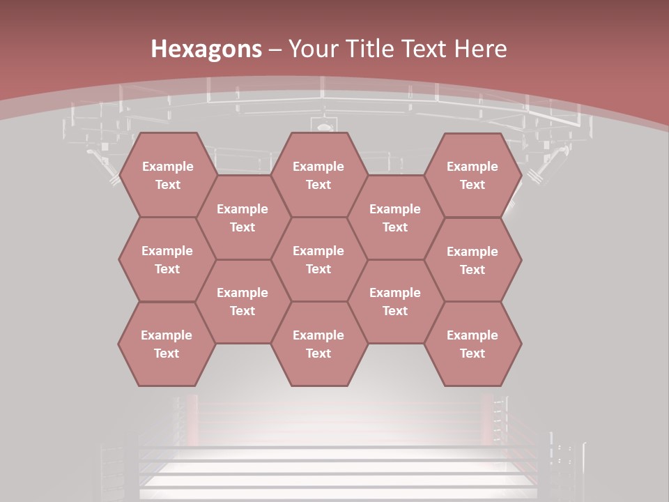 Illuminated Shape Air PowerPoint Template