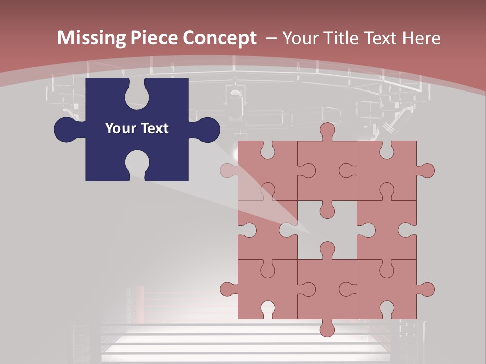 Illuminated Shape Air PowerPoint Template