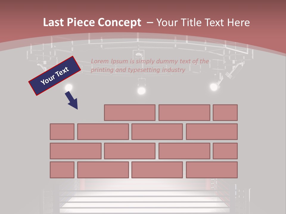 Illuminated Shape Air PowerPoint Template