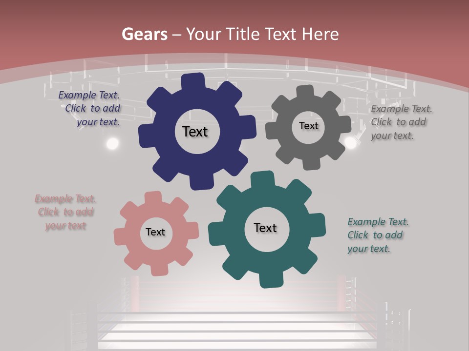 Illuminated Shape Air PowerPoint Template