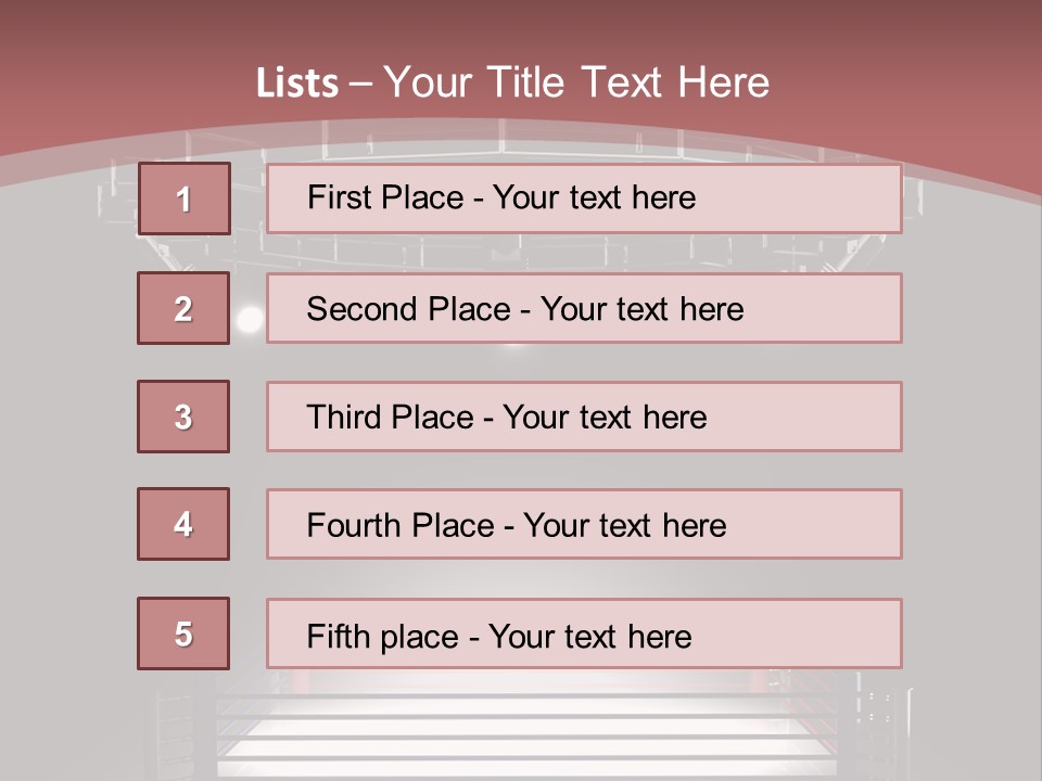 Illuminated Shape Air PowerPoint Template