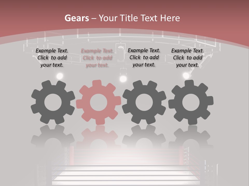 Illuminated Shape Air PowerPoint Template