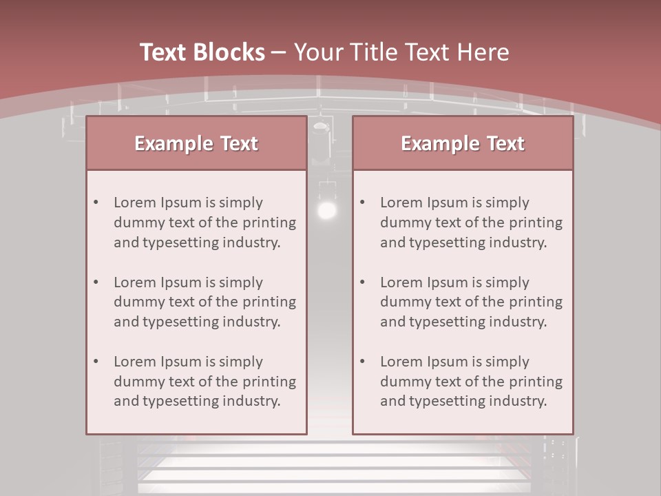 Illuminated Shape Air PowerPoint Template