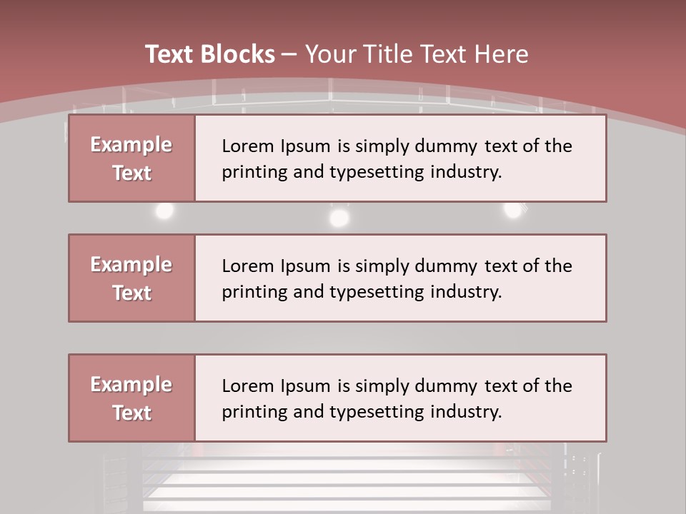 Illuminated Shape Air PowerPoint Template