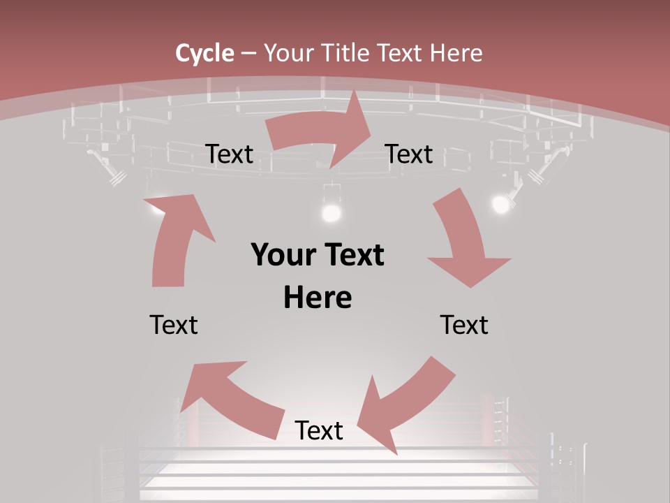 Illuminated Shape Air PowerPoint Template