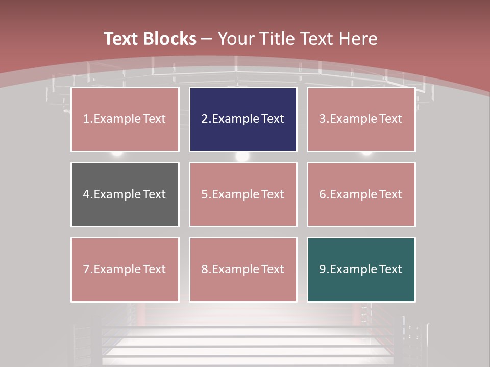 Illuminated Shape Air PowerPoint Template