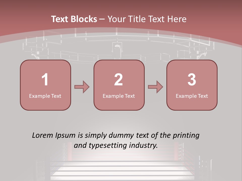 Illuminated Shape Air PowerPoint Template