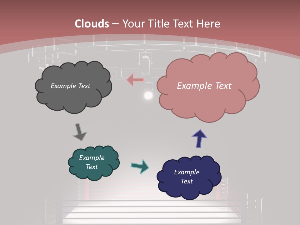 Illuminated Shape Air PowerPoint Template