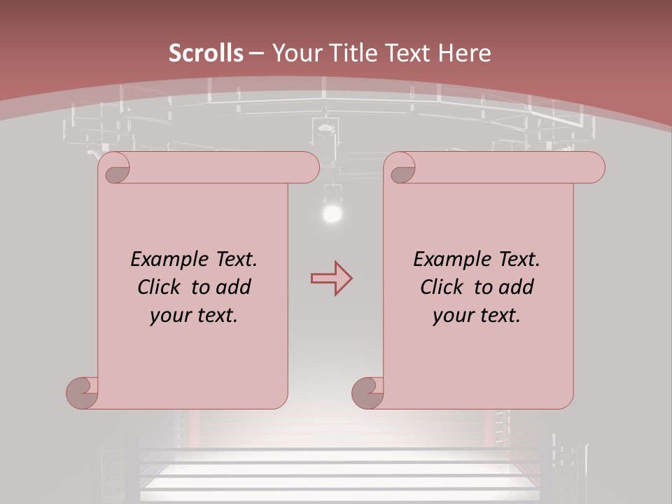 Illuminated Shape Air PowerPoint Template