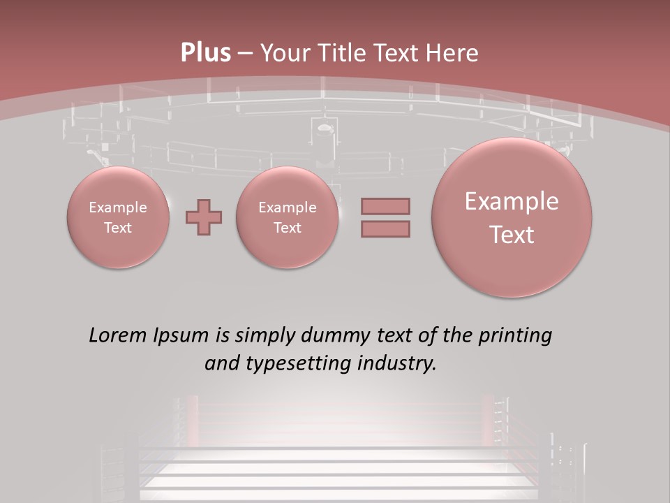 Illuminated Shape Air PowerPoint Template