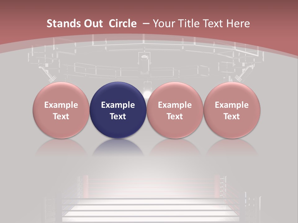 Illuminated Shape Air PowerPoint Template