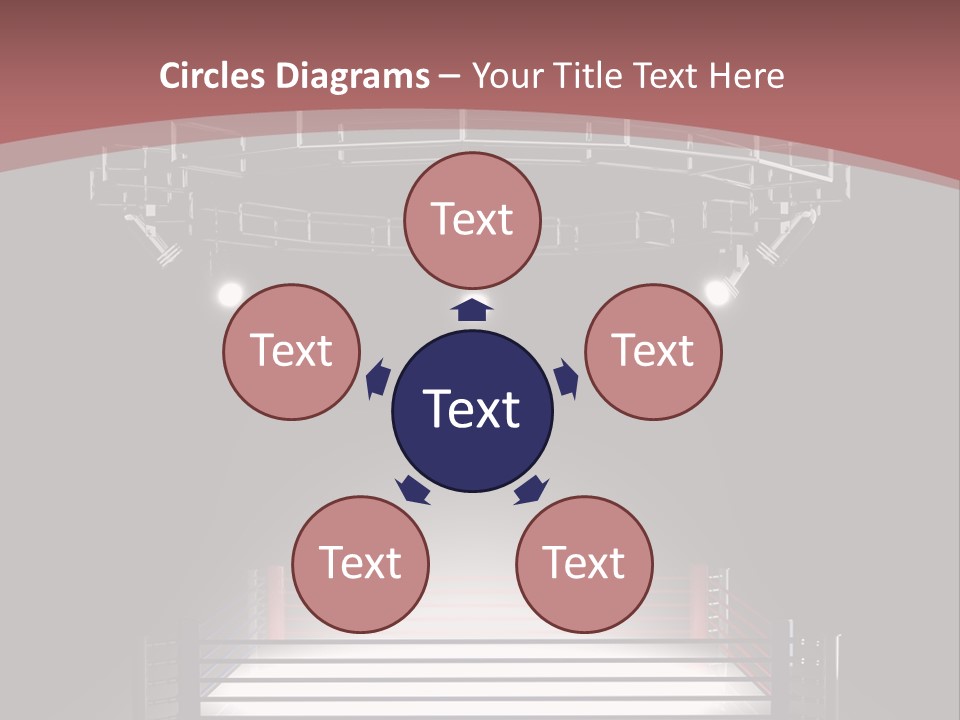 Illuminated Shape Air PowerPoint Template