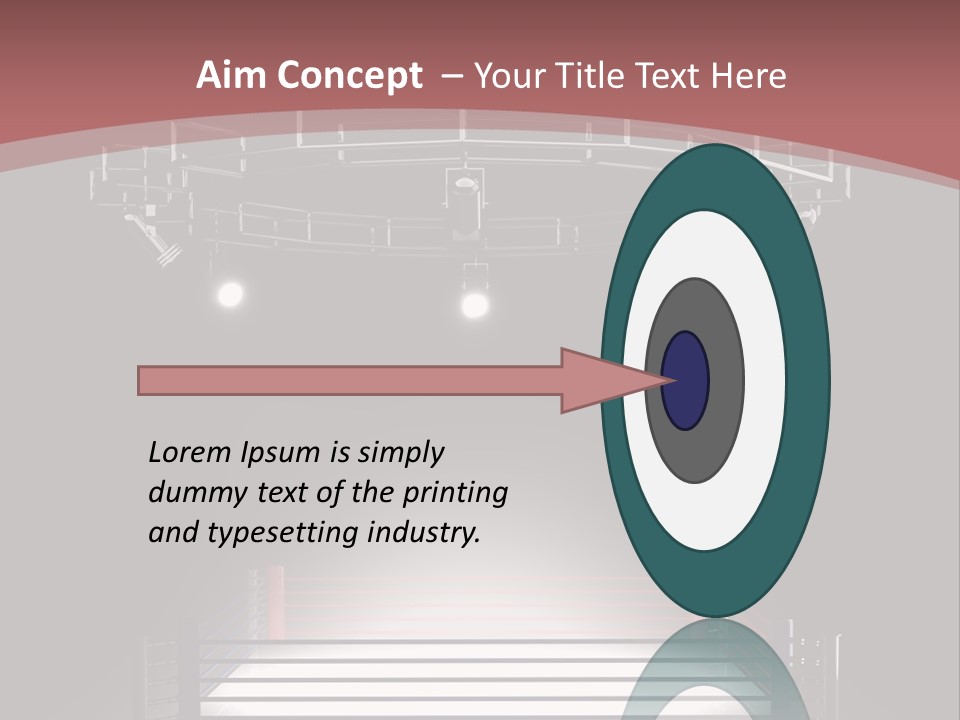 Illuminated Shape Air PowerPoint Template