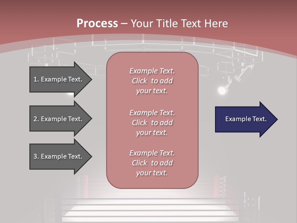 Illuminated Shape Air PowerPoint Template