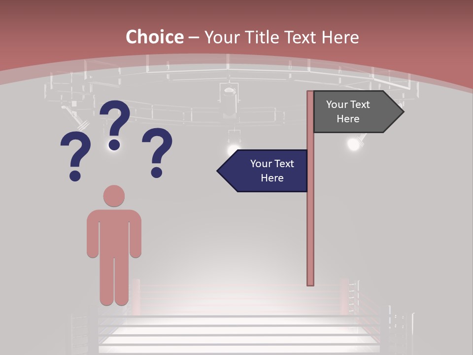 Illuminated Shape Air PowerPoint Template