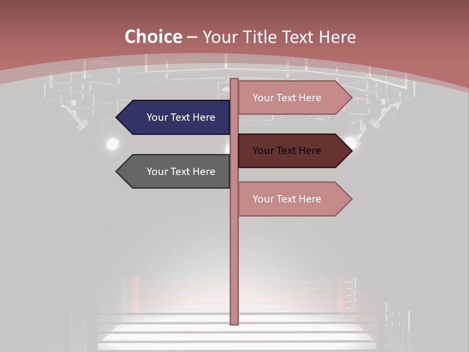 Illuminated Shape Air PowerPoint Template