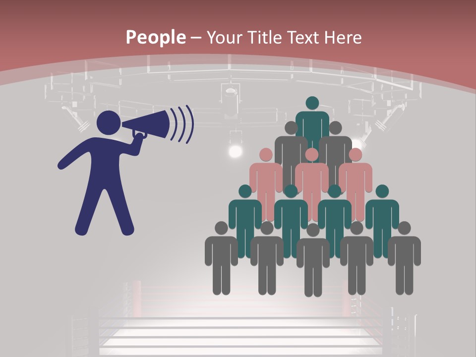 Illuminated Shape Air PowerPoint Template